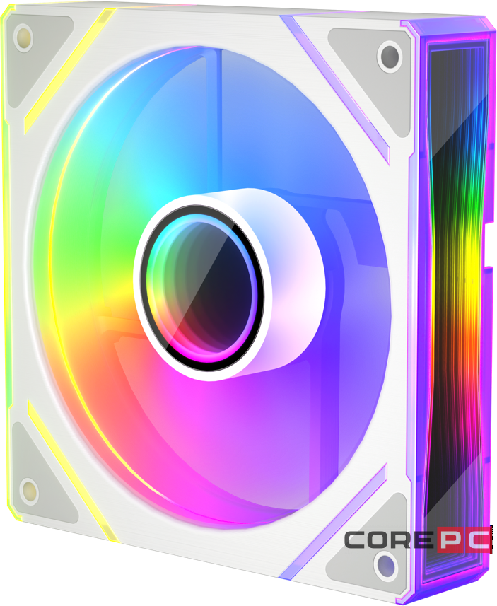 Вентилятор для корпуса 1STPLAYER FC7 ARGB White (FC7-WH)