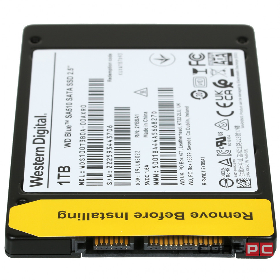 Твердотельный накопитель Western Digital 1000 Gb Blue WDS100T3B0A