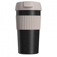 Термокружка Kiss Kiss Fish Rainbow 490ml серо-белая