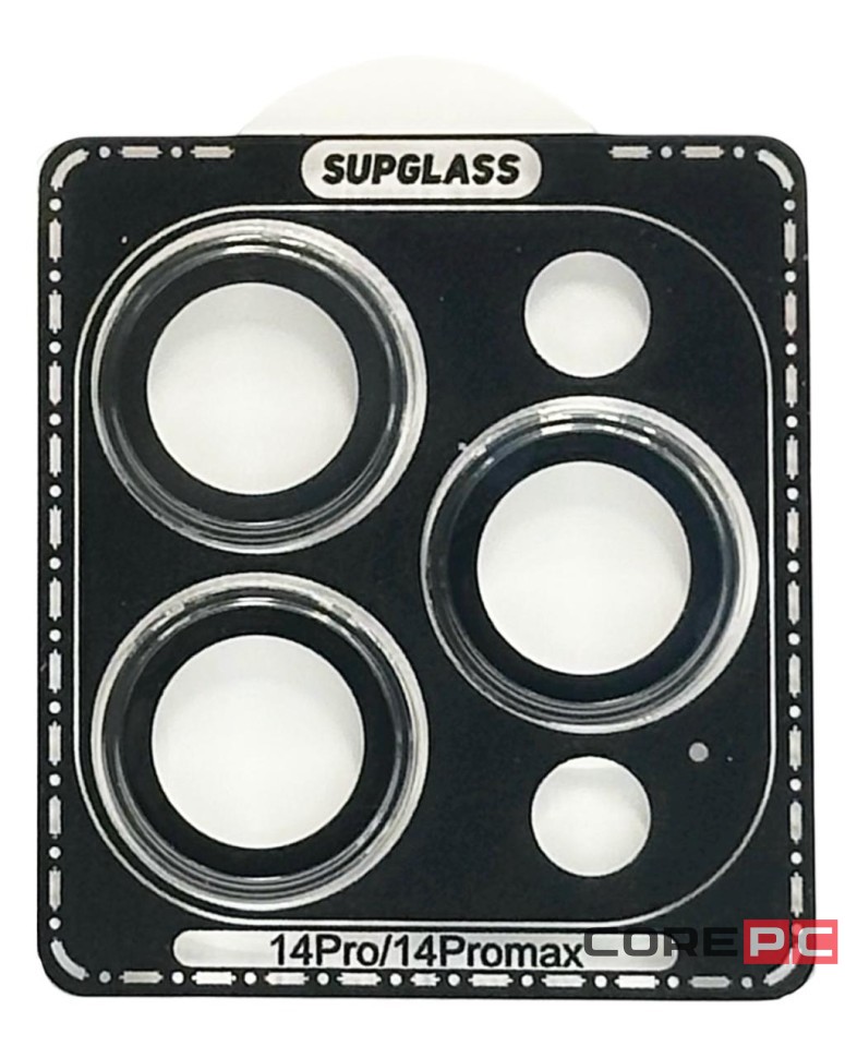 Защитное стекло для задней камеры Supglass XC-31 iPh 14Pro/14 Pro Max 3pcs черное