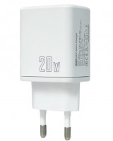 Сетевое зарядное устройство EOFE E203 1C/1USB 20W белое