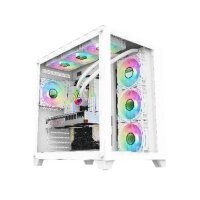 Компьютерный корпус ALSEYE Knight-W (4 fans ARGB) White