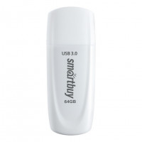 3.0/3.1 USB флеш накопитель Smartbuy 064GB Scout White (SB064GB3SCK)