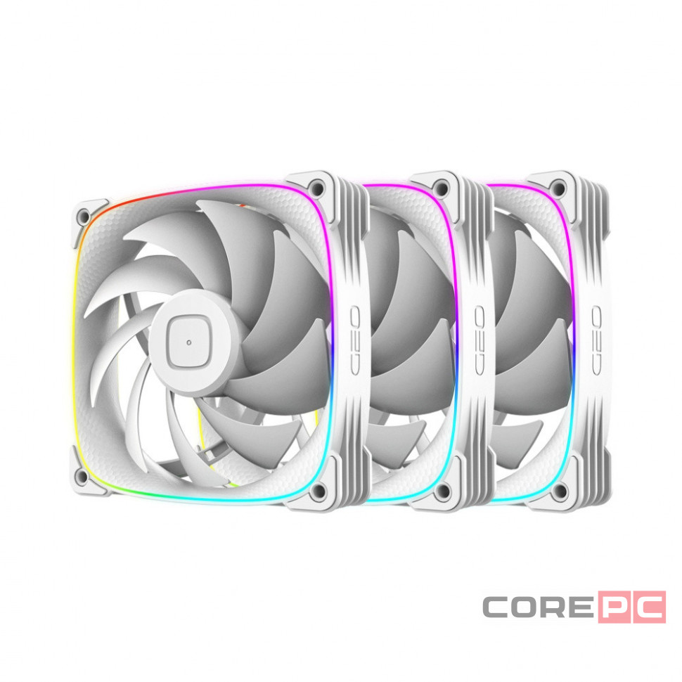 Комплект вентиляторов для корпуса Geometric Future Squama 3003W-12 ARGB White (1F3003W312000)