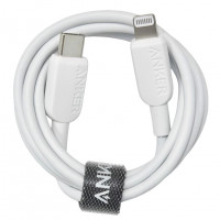 Usb Кабель-зарядка Type-C на Lightning  Anker 310 (A81A1621) 0.9м белый