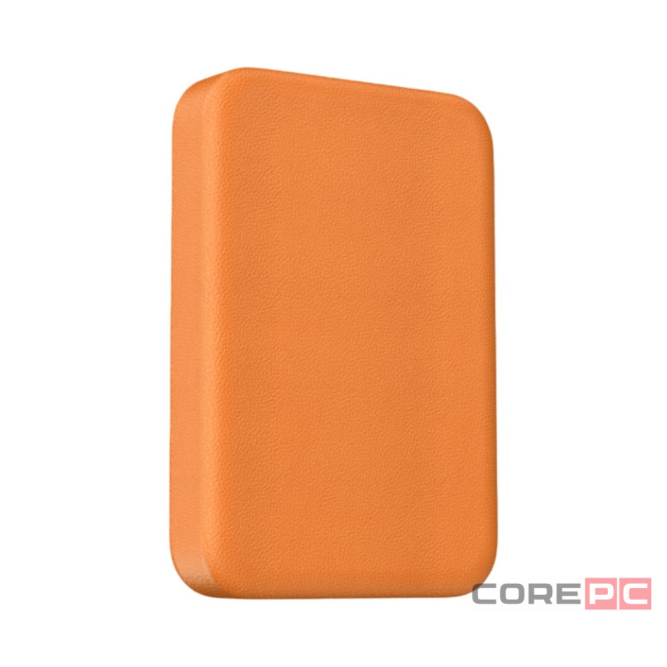Powerbank магнитный с MagSafe Keephone Peekaboo 10000mAh кожаный оранжевый