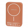 Powerbank магнитный с MagSafe Keephone Peekaboo 10000mAh кожаный оранжевый