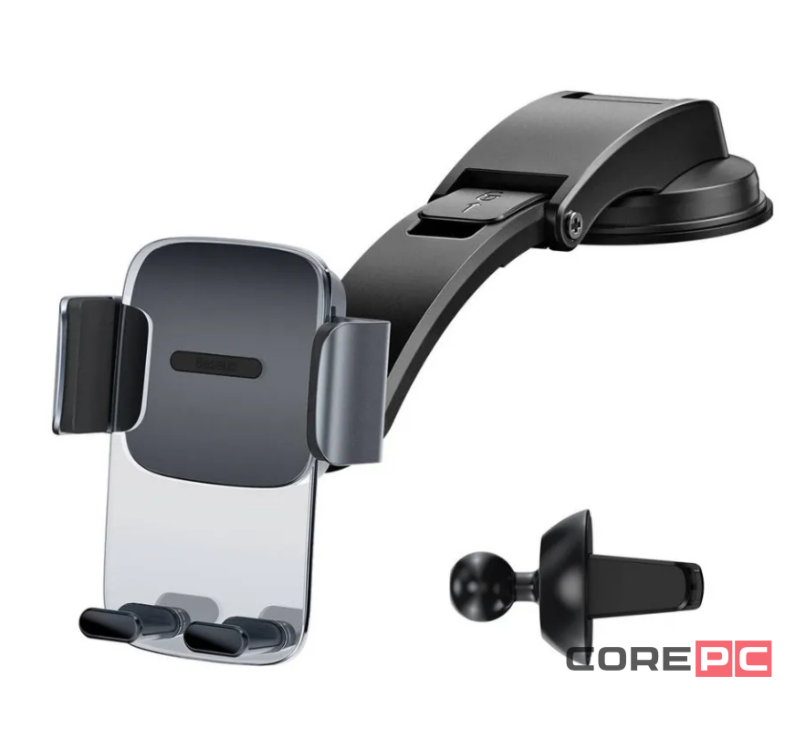 Держатель в автомобиль в воздуховод/приборную панель Baseus Easy Control Clamp (SUYK000001) черный