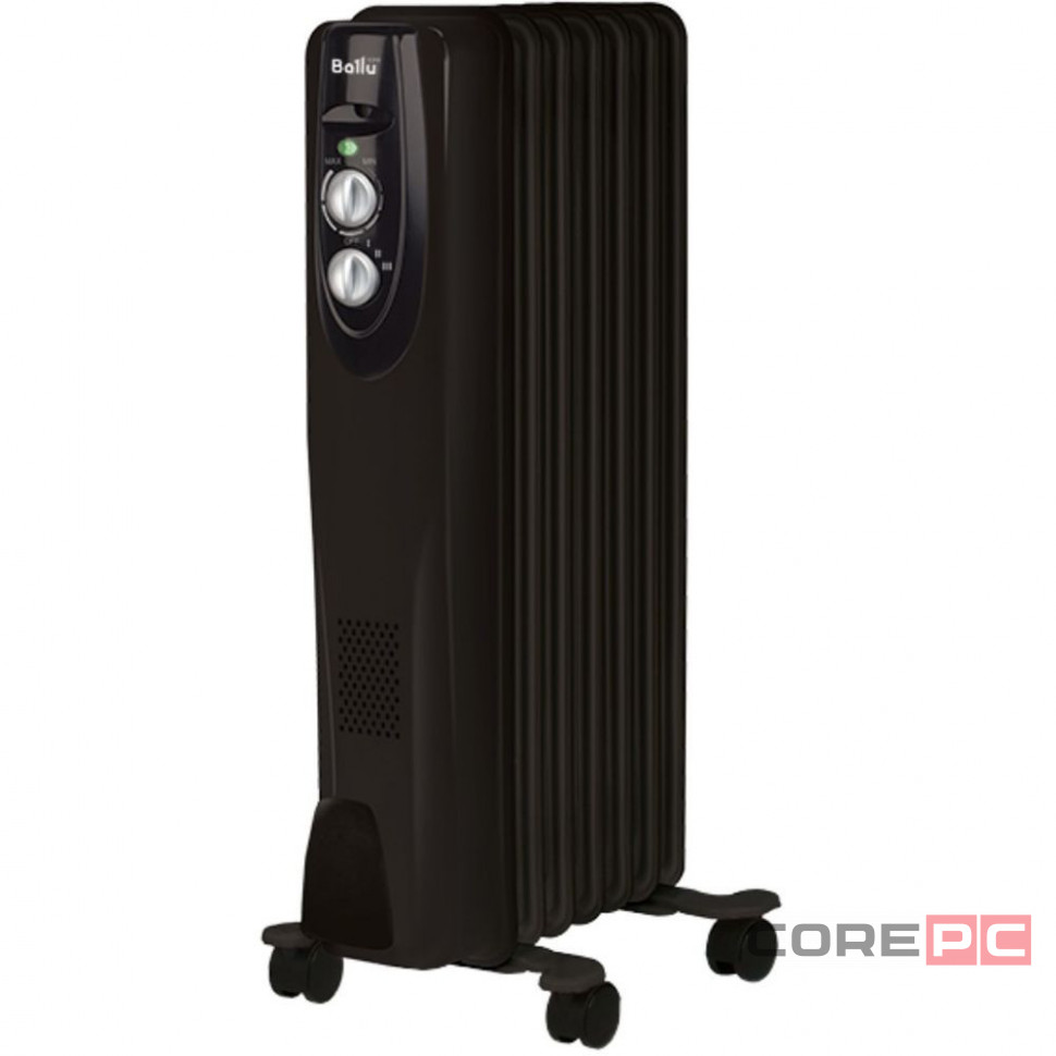 Масляный радиатор Ballu Classic black BOH/CL-07BRN 1500 (7 секций)