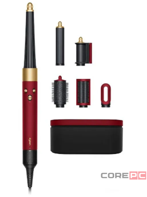 Фен-стайлер Dyson Airwrap i.d. HS08 (Red Velvet/Gold) with Straight & Wavy Attachments (594804-01)