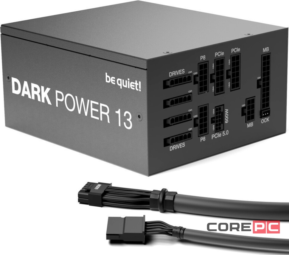 Блок питания Be Quiet! 750W DARK POWER 13 BN333 16 pin (PCIe 5.0 Connector Cable Details)