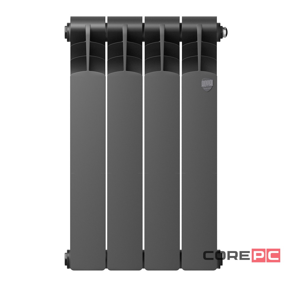 Радиатор Royal Thermo Revolution Bimetall 500 2.0/Noir Sable - 4 секц.
