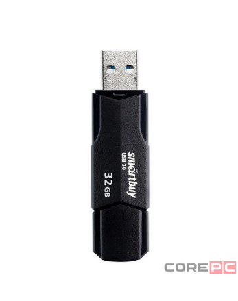 3.1 USB флеш накопитель Smartbuy 32GB Clue black (SB32GBCLU-K3)