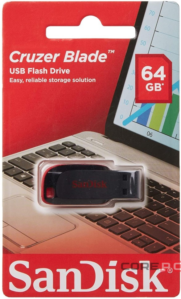 USB флеш накопитель SanDisk CZ50 Cruzer Blade 64GB (SDCZ50-064G-B35)