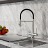 Смеситель для кухни Iddis ACEBNFFi05, рычажное управление, цвет сатин