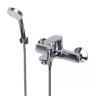 Смеситель для ванны MIXLINE МЛ14-01, рычажное управление, цвет хром