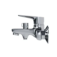 Смеситель для ванны MIXLINE МЛ14-01, рычажное управление, цвет хром