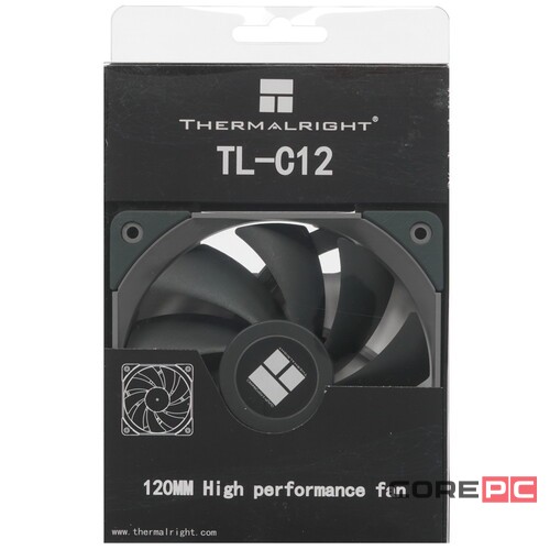 Вентилятор для корпуса Thermalright TL-C12-B (TRTLC12B)