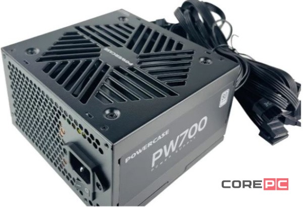Блок питания Powercase 700W PW700 Black (PS-700W-DC)