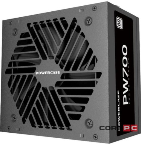 Блок питания Powercase 700W PW700 Black (PS-700W-DC)