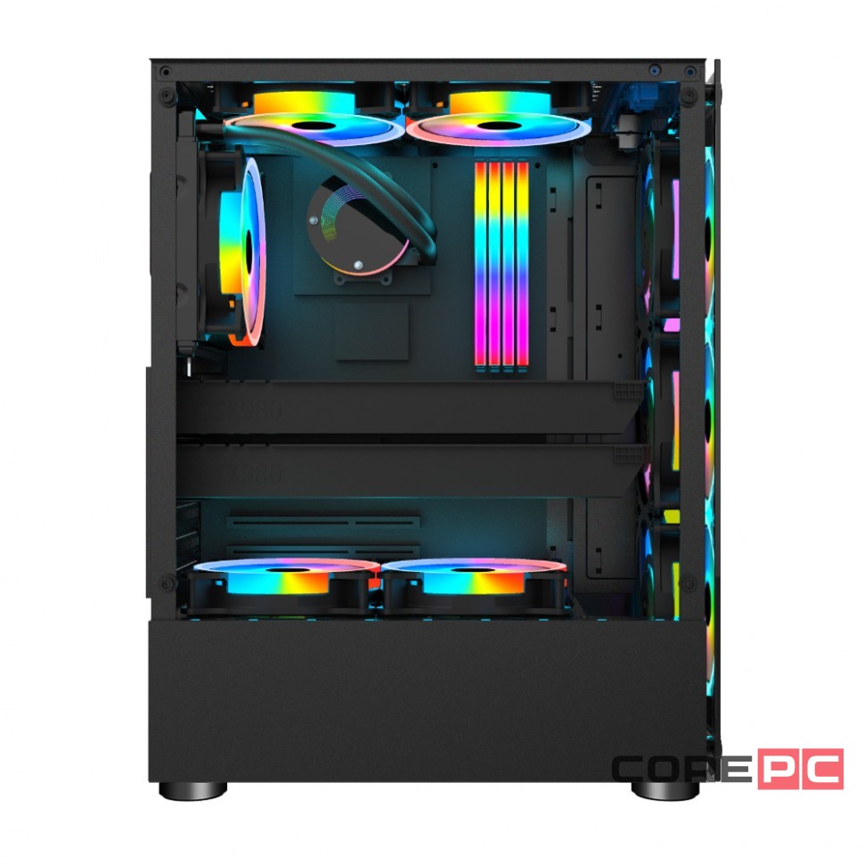 Компьютерный корпус 1STPLAYER FIRE DANCING V2-A (V2-A-4R1)