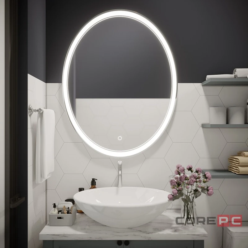 Зеркало MIXLINE Дора 700х900 (ШВ) сенсорный выключатель, светодиодная подсветка