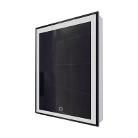 Зеркальный шкаф MIXLINE Минио 600х800 (ШВ) ЛЕВЫЙ,сенсорный выкл, светодиодная подсветка