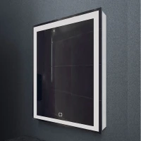 Зеркальный шкаф MIXLINE Минио 600х800 (ШВ) ЛЕВЫЙ,сенсорный выкл, светодиодная подсветка