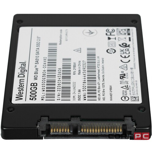Твердотельный накопитель Western Digital 500 Gb Blue WDS500G3B0A
