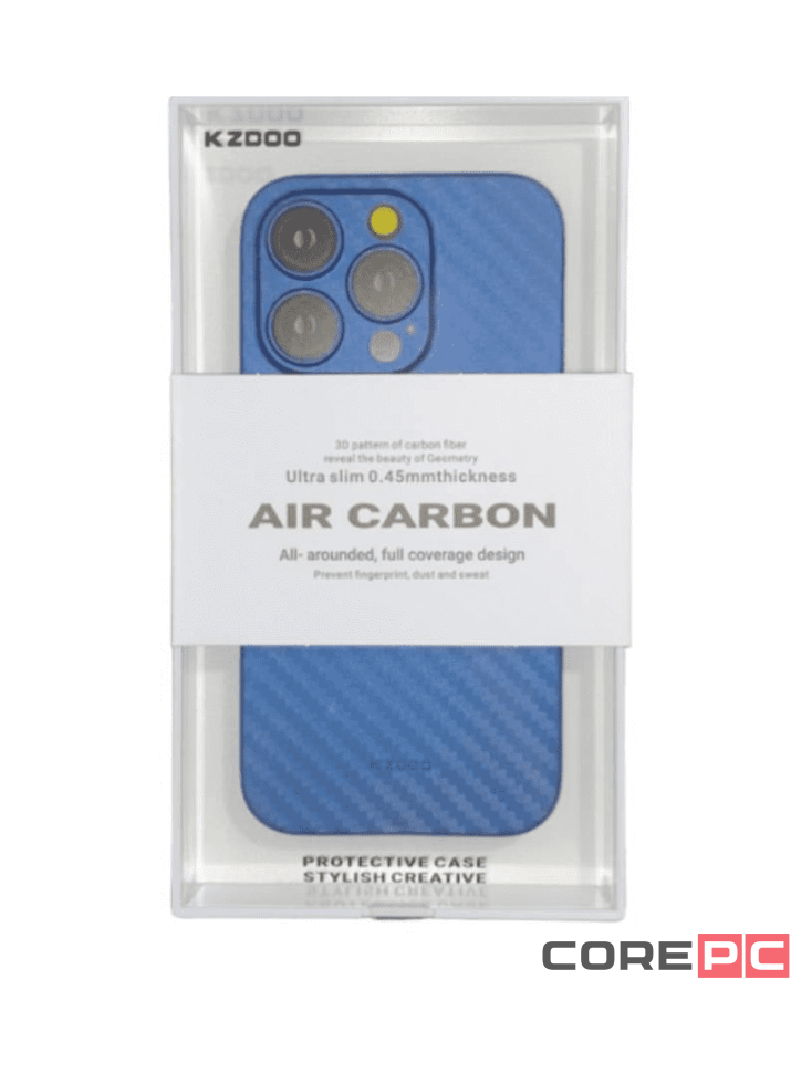 Накладка для i-Phone 14 Pro Max K-Doo Air Carbon пластик фиолетовая