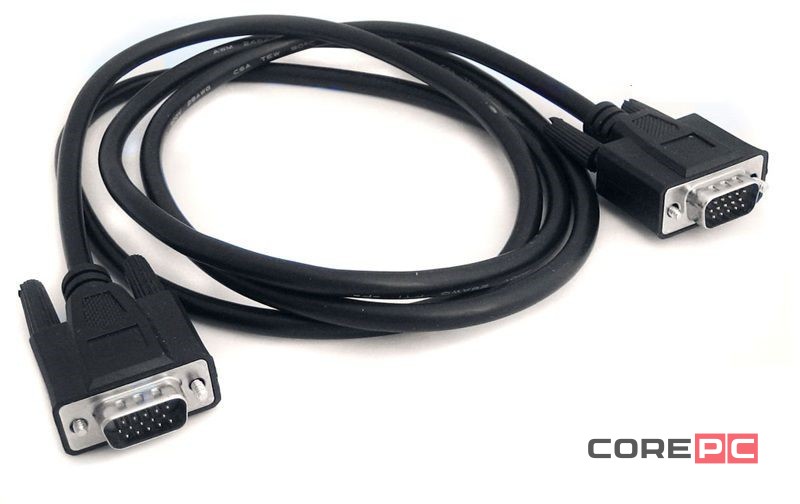 Кабель VGA/SVGA (папа)-VGA/SVGA (папа) Perfeo (V7002) с ф/фильтрами 3м