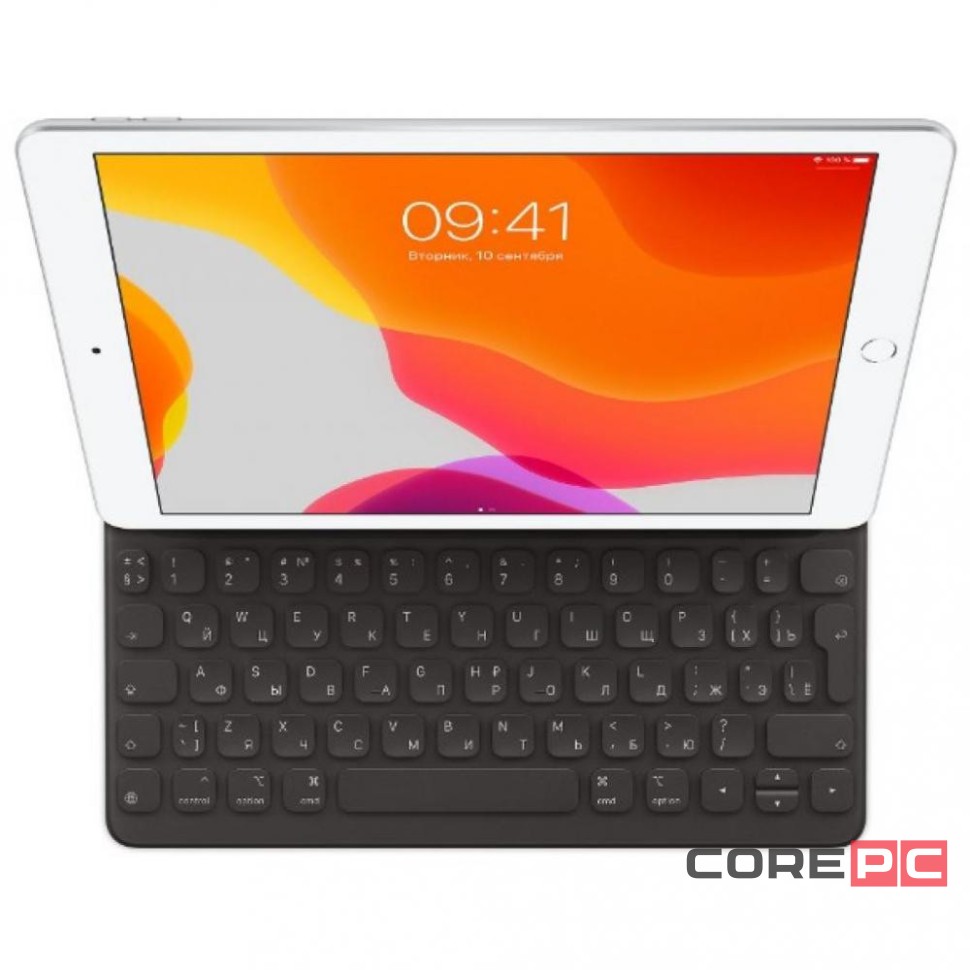 Клавиатура Apple Smart Keyboard для iPad Pro 10.5/ iPad 10.2 русская (нейлон с подставкой) (черный) (MX3L2)