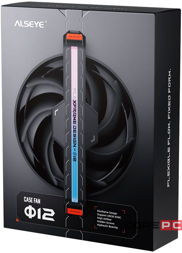 Вентилятор для корпуса ALSEYE ?12 DM12-W White (AS.04.10.0004)