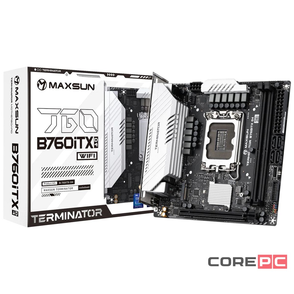 Материнская плата MaxSun B760ITX MS-Terminator D4 WIFI (6940709660911)