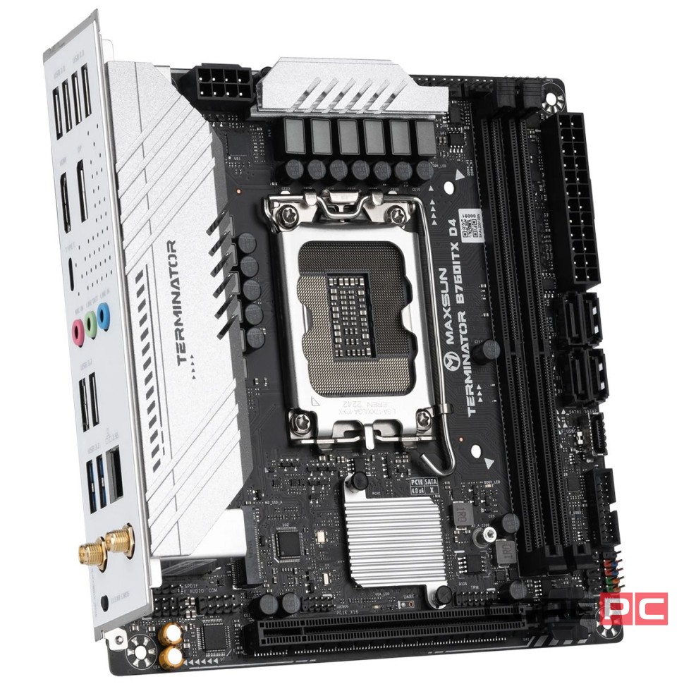 Материнская плата MaxSun B760ITX MS-Terminator D4 WIFI (6940709660911)