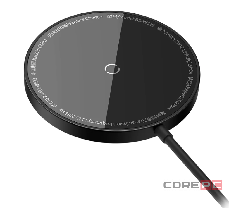 Беспроводное зарядное устройство Baseus Simple Mini 3 Magnetic Wireless 15W CCJJ040001 черное