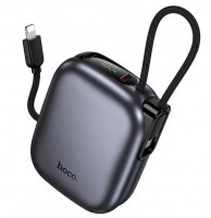 Powerbank Hoco Q49 10000mAh 1USB-C с проводом Type-C/Lightning черный