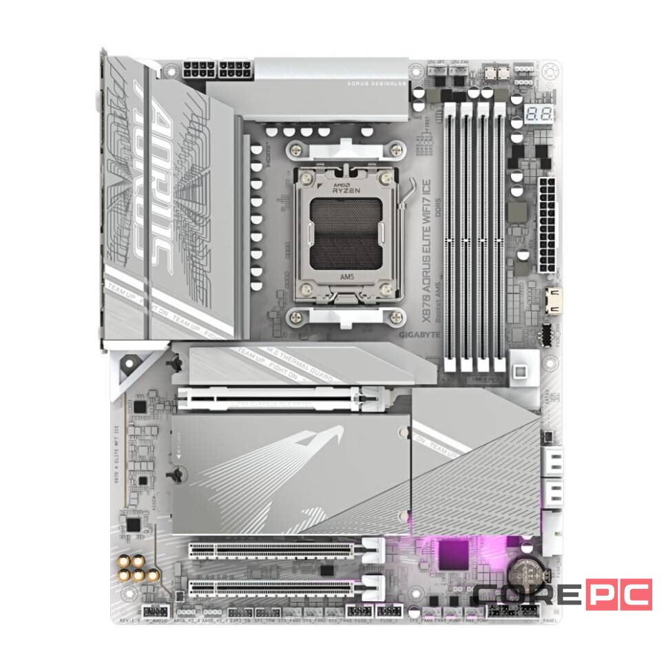 Материнская плата Gigabyte X870 AORUS ELITE WIFI7 ICE