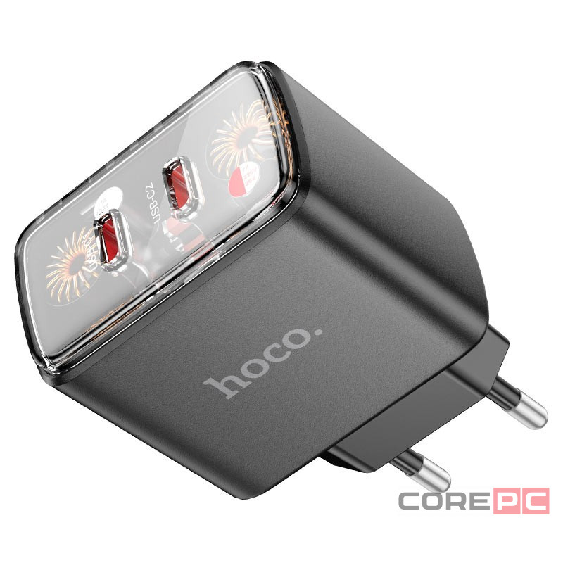 Сетевое зар. устр. Hoco CS43A 2C 45W черное