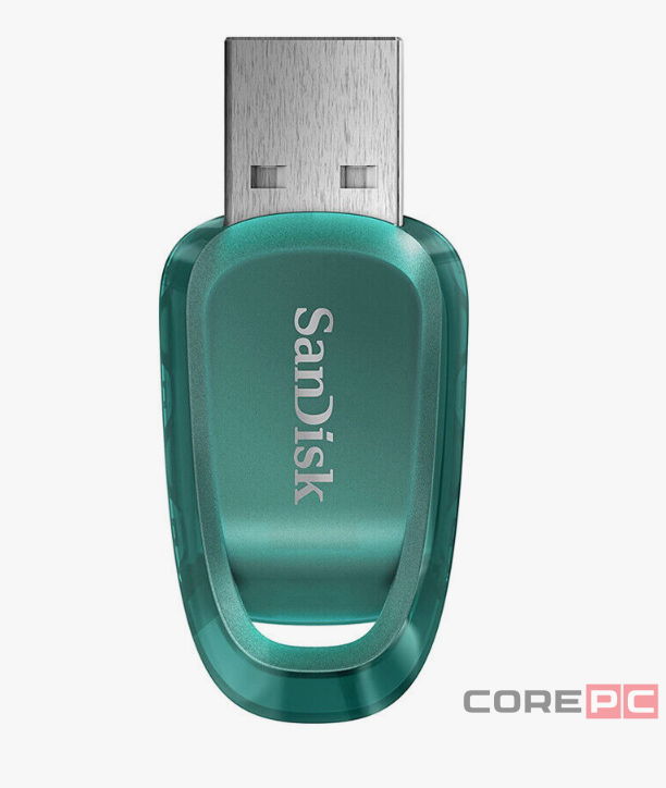 3.1 USB флеш накопитель SanDisk 64GB Ultra Eco морская волна SDCZ96-064G-G46