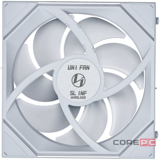 Вентилятор для корпуса Lian Li UNI FAN SL-INF 140 Wireless Reverse Blade ARGB White (14RSLIN1W1W) (G99.14RSLIN1W1W.R0)