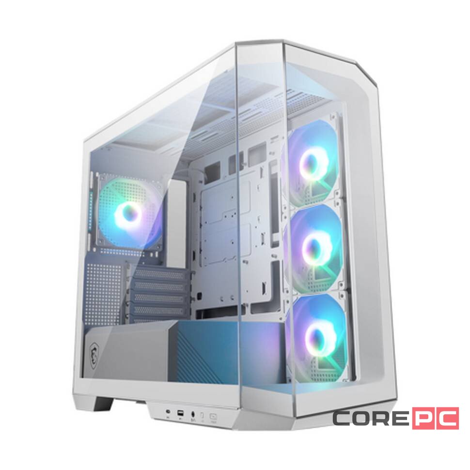 Компьютерный корпус MSI MAG Pano M100R PZ TG ARGB White 306-7G24W28-HH9
