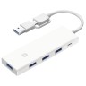 USB-хаб Xiaomi Usb-A/Type-C 4 в 1 (XMSTFXQ01YM) White