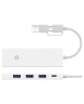 USB-хаб Xiaomi Usb-A/Type-C 4 в 1 (XMSTFXQ01YM) White
