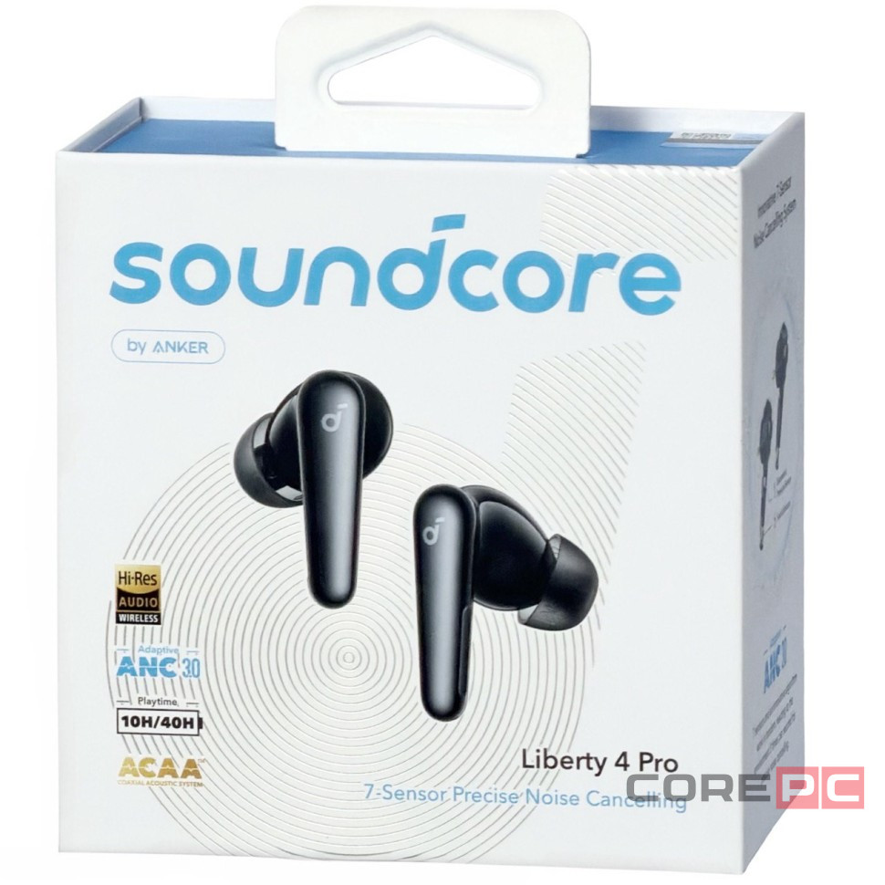 Беспроводные наушники TWS Anker Soundcore Liberty 4 Pro черные