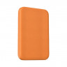 Powerbank магнитный с MagSafe Keephone Peekaboo 5000mAh кожаный оранжевый