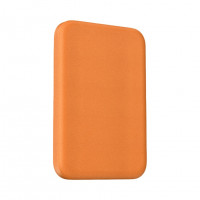 Powerbank магнитный с MagSafe Keephone Peekaboo 5000mAh кожаный оранжевый
