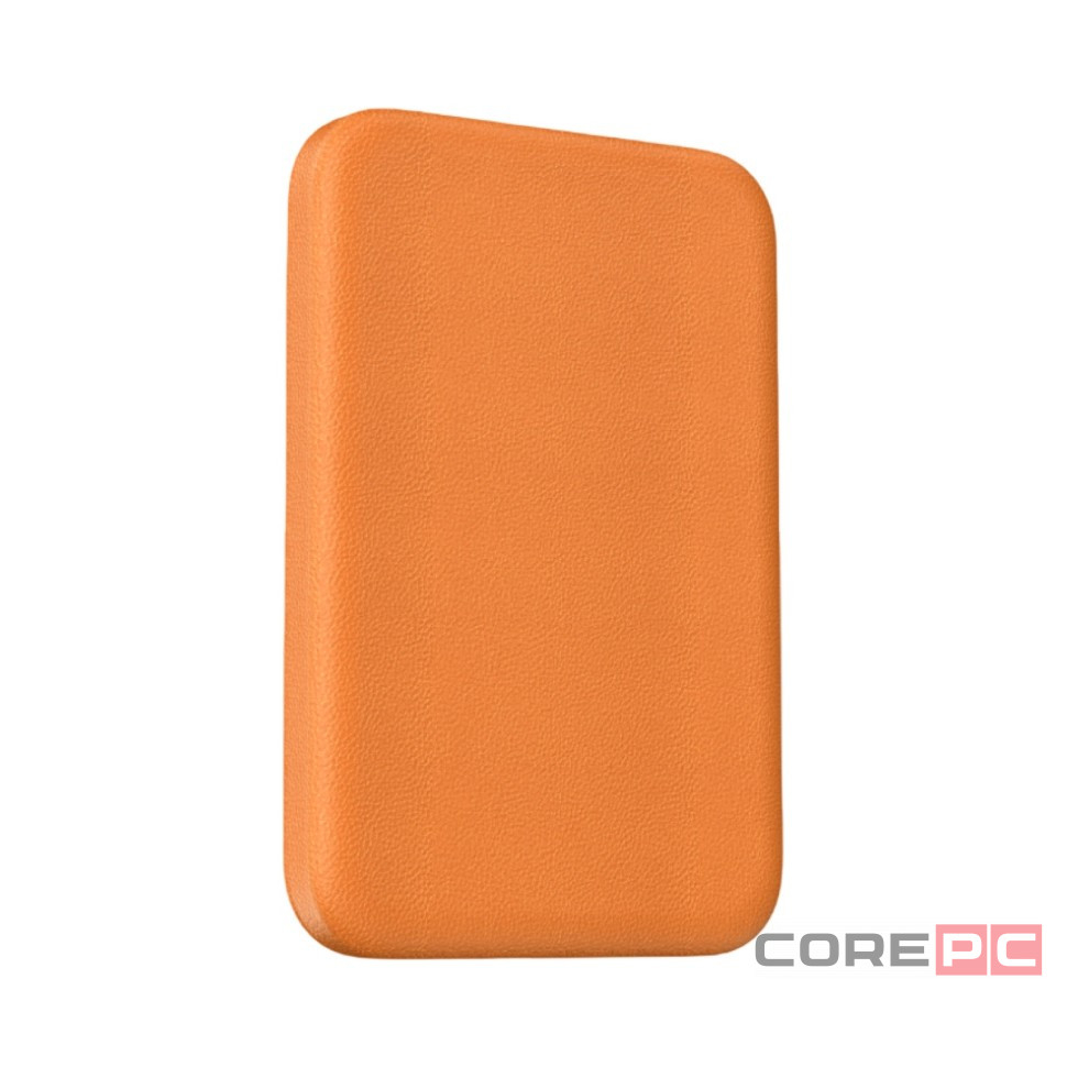 Powerbank магнитный с MagSafe Keephone Peekaboo 5000mAh кожаный оранжевый