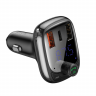 FM трансмиттер Baseus T Shaped S-13 PPS Fast Charger (CCMT000101) черный