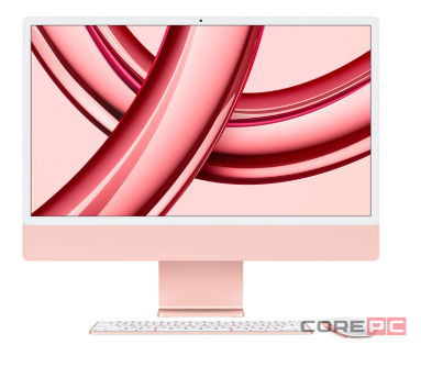 Apple iMac 24" with Retina 4.5K (M3 8C CPU, 10C GPU/8GB/256GB) (Pink) (MQRT3)